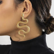 "Florizel" Snake Drop Earrings width=100 