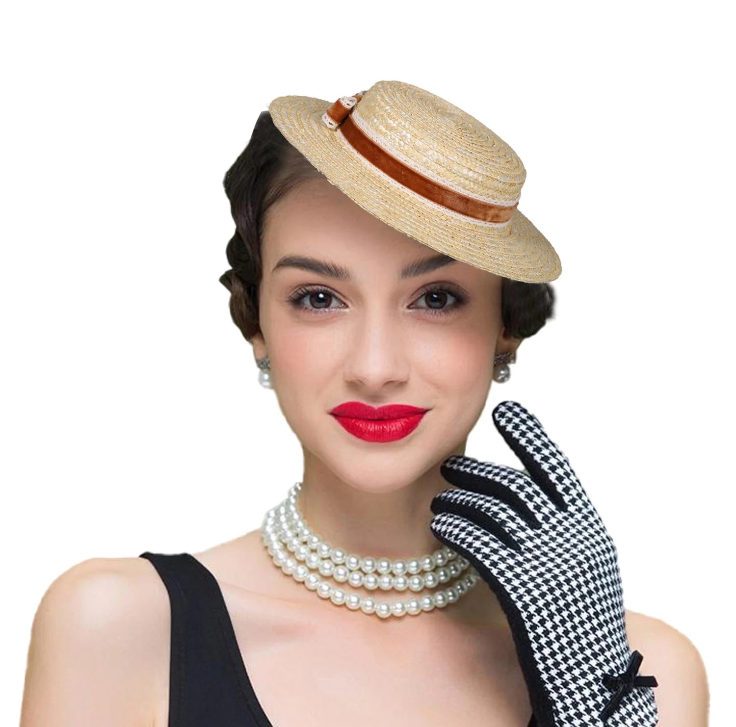 "Buster" Pork Pie Straw Hat