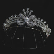 "Coronetta" Rhinestone Bridal Crown width=100 