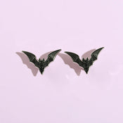 "Briswyn" Gothic Bat Brooch width=100 