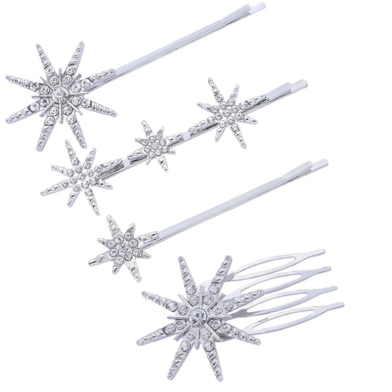 "Aureline" Bridal Hair Barrettes