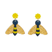 "Melissia" Bee Drop Earrings width=100 
