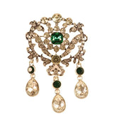 "Praetia" Court Rhinestone Brooch width=100 