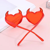 "Ocelithra" Devil Novelty Sunglasses width=100 