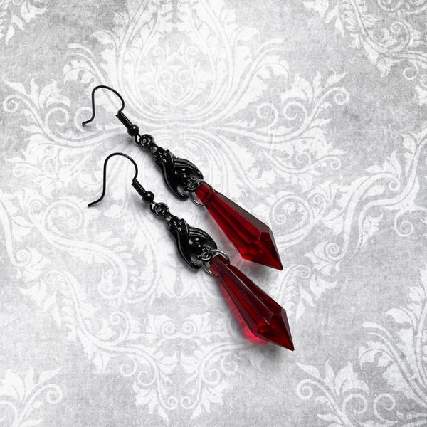 "Galenyra" Bat Earrings