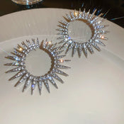 "Mornessa" Rhinestone Stud Earrings width=100 