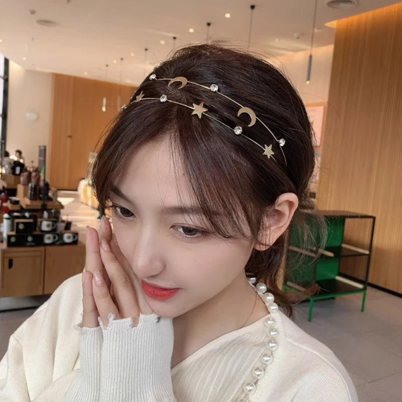 "Ocelira" Moon Star Hairband