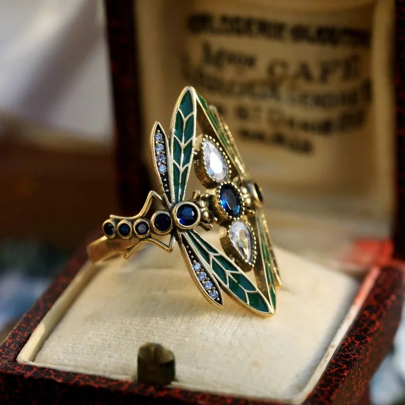 "Fairwynne" Dragonfly ring