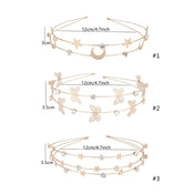 "Ocelira" Moon Star Hairband width=100 