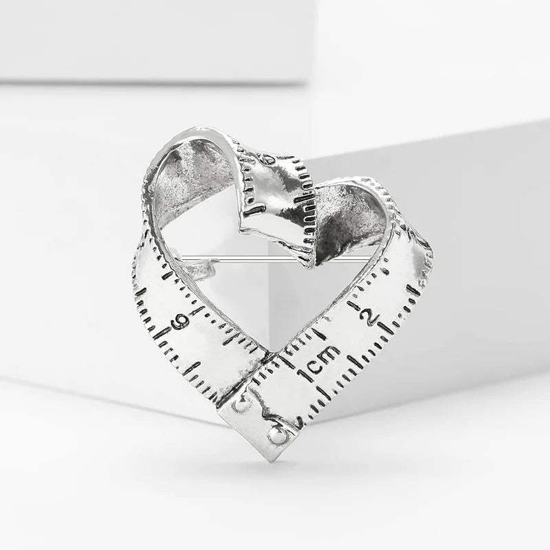 "Morwyssa" Heart Brooch