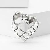 "Morwyssa" Heart Brooch width=100 