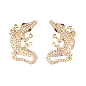 "Andrineia" Crocodile Earrings width=100 