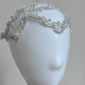 "Clariella" Flapper Rhinestone Cap width=100 