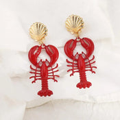 "Eustacia" Lobster Bead Necklace width=100 