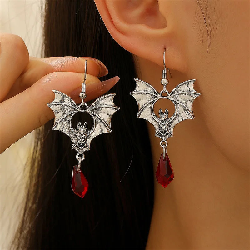 "Wynterra" Bat Earrings