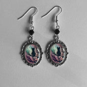 "Vesperine" Vampire Cameo Earrings width=100 