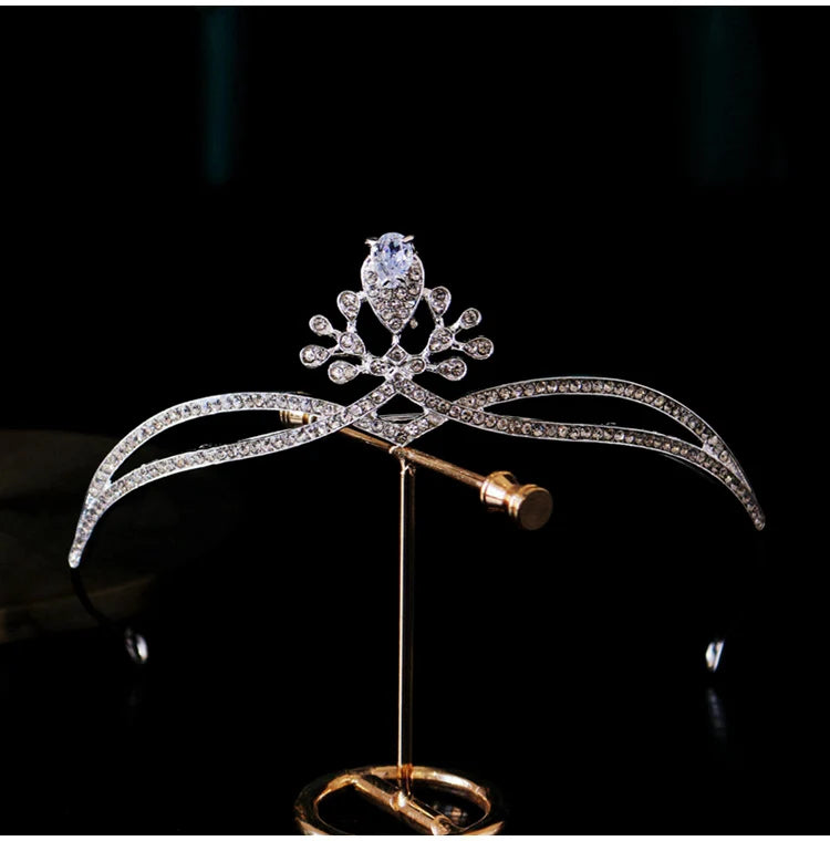 "Emmeline" Water Drop Crown Headband