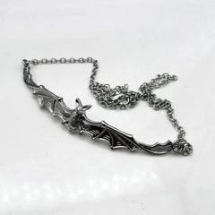 "Hexoria" Cross Bat Choker