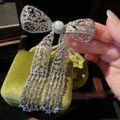 "Cheetara" Ribbon Gem Brooch width=100 