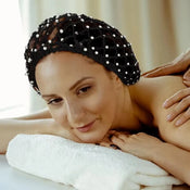 "Phyllida" Pearl Mesh Snood Hat width=100 