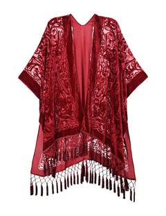 "Cyrene" Boho Wool Shawl