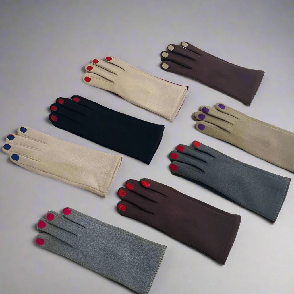 "Ismeria" Polished Nails Gloves