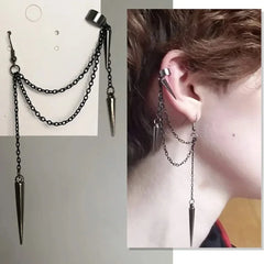 "Calyphene" Bat Drop Earrings