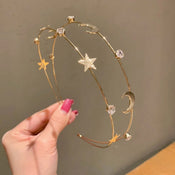 "Ocelira" Moon Star Hairband width=100 