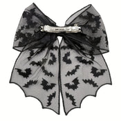 "Cuyallin" Gothic Bow Hair Clip width=100 