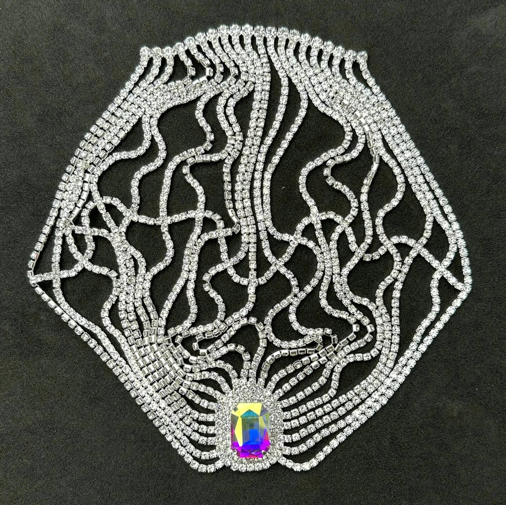 "Pulcheria" Crystal Flapper Headpiece