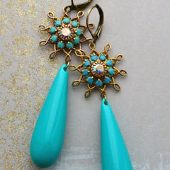 "Marcivelle" Golden  Earrings