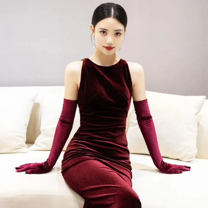 "Hepburn" Long French Gloves