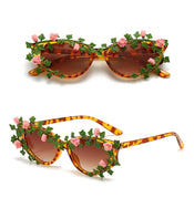 "Floria" Flower Cat-Eye width=100 