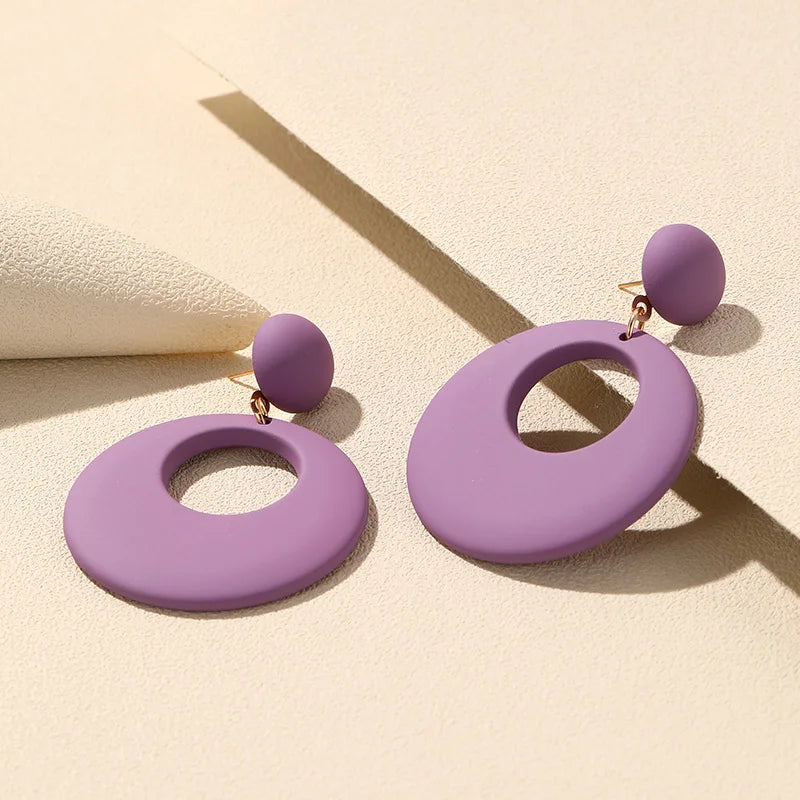 "Claravine" Retro Dangle Earrings