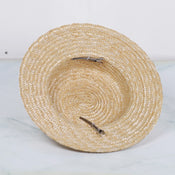 "Buster" Pork Pie Straw Hat width=100 