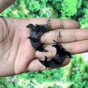 "Aenwyra" Bat Moon Earrings width=100 
