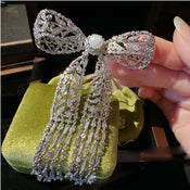 "Cheetara" Ribbon Gem Brooch width=100 