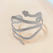 "Nolwenn" Snake Cuff Bracelet width=100 