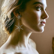 "Laureyne" Star Earrings width=100 