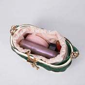 "Perlita" Pearl Beaded Clutch width=100 