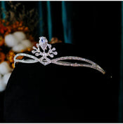 "Emmeline" Water Drop Crown Headband width=100 