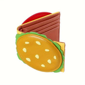 "Burgeron" Hamburger Mini Wallet width=100 