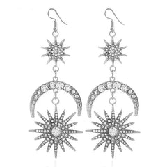 "Saphira" Rhinestone Drop Earrings