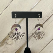 "Luminisse" Moth Earrings Collection width=100 