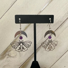 "Luminisse" Moth Earrings Collection