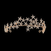"Luminis" Rhinestone Star Tiara width=100 