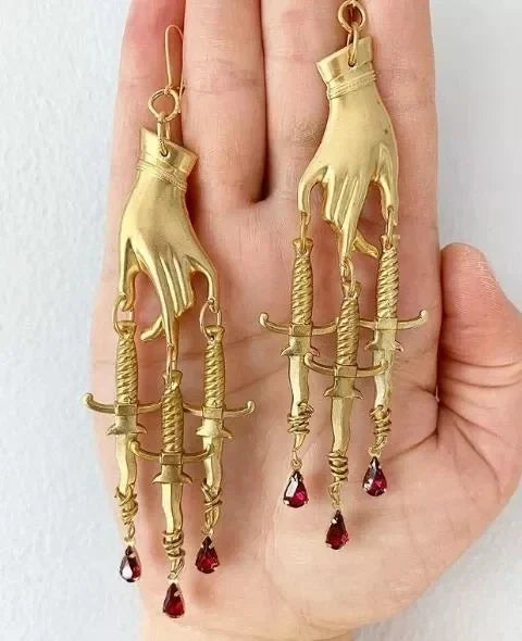 "Quetzira" Drop Earrings