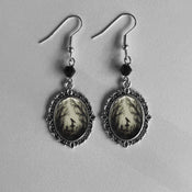 "Vesperine" Vampire Cameo Earrings width=100 