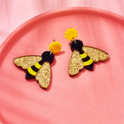 "Melissia" Bee Drop Earrings width=100 