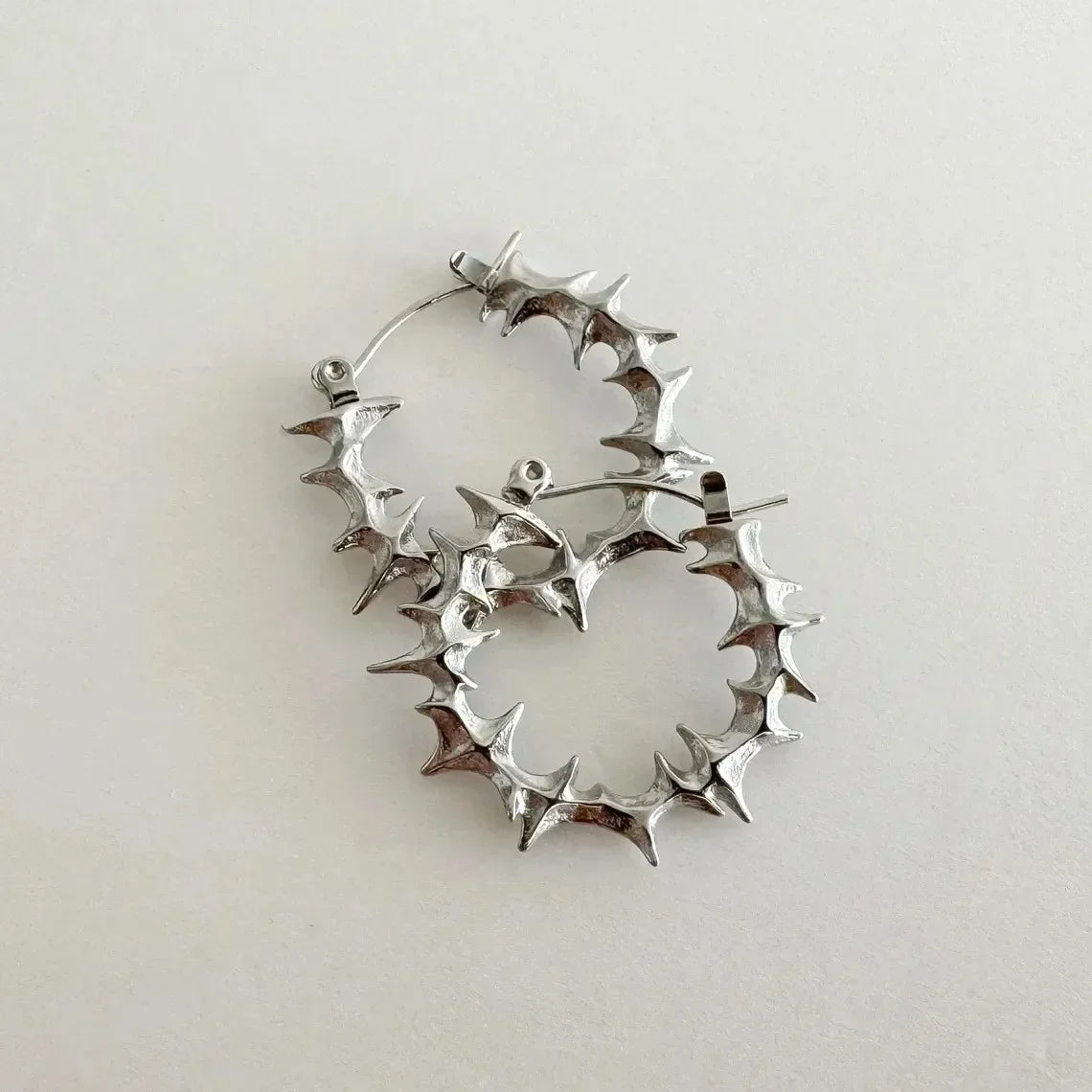 "Calyphene" Bat Drop Earrings